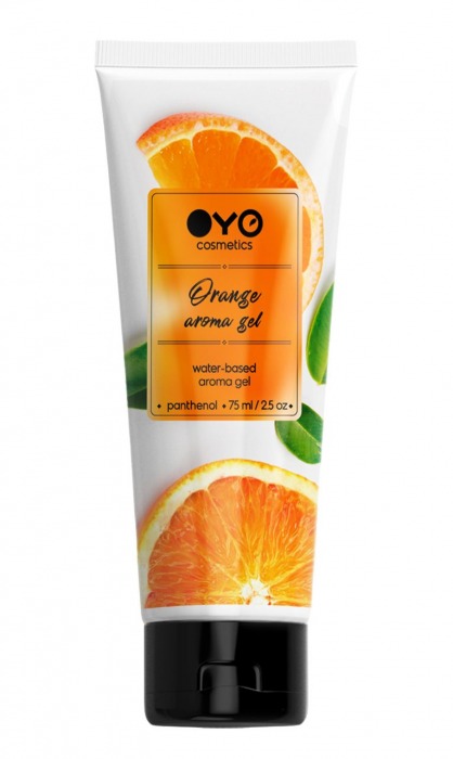 Лубрикант на водной основе OYO Aroma Gel Orange с ароматом апельсина - 75 мл. - OYO - купить с доставкой в Пскове