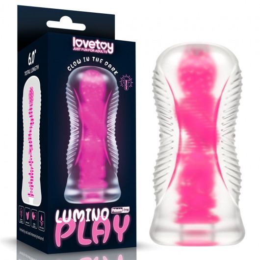 Светящийся в темноте мастурбатор 6.0 Lumino Play Masturbator - Lovetoy - в Пскове купить с доставкой