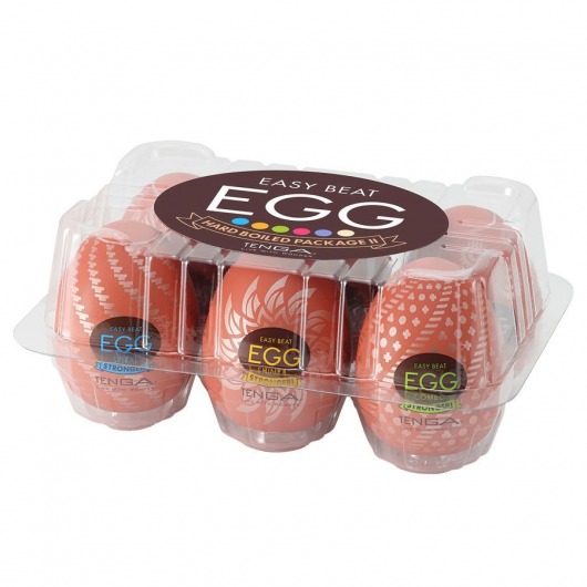 Набор из 6 мастурбаторов-яиц Tenga Egg Variety Pack V - Tenga - в Пскове купить с доставкой