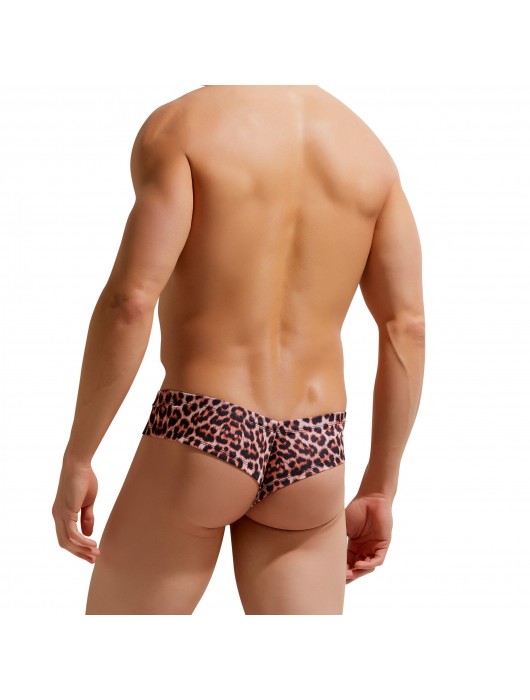 Мужские трусы-бразилиана с леопардовым принтом Micro Touch Hipster - Gauvine купить с доставкой