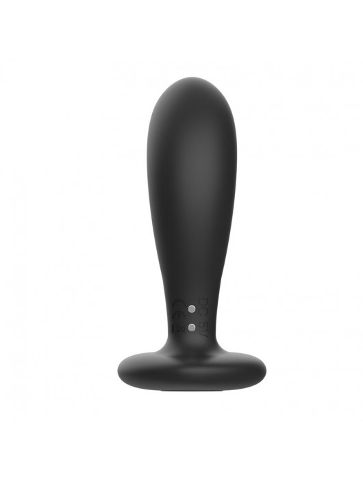 Черный анальный вибратор с пультом ДУ - I-MOON