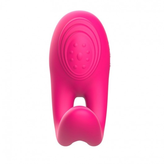 Розовое виброкольцо с пультом ДУ - I-MOON - в Пскове купить с доставкой