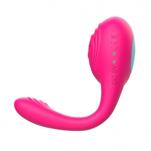 Розовое виброкольцо с пультом ДУ - I-MOON - в Пскове купить с доставкой