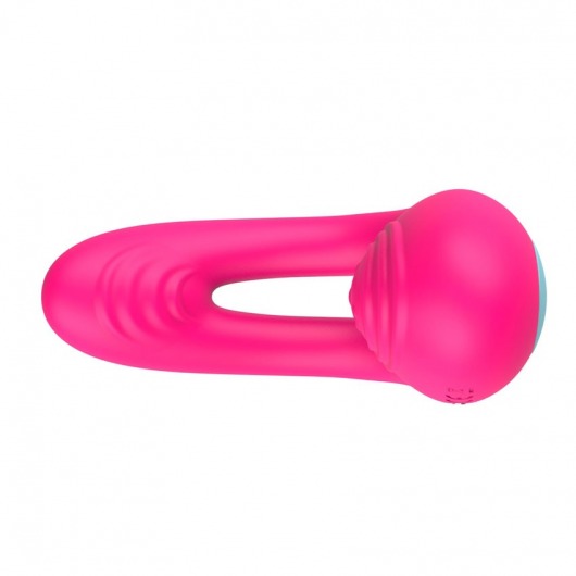 Розовое виброкольцо с пультом ДУ - I-MOON - в Пскове купить с доставкой