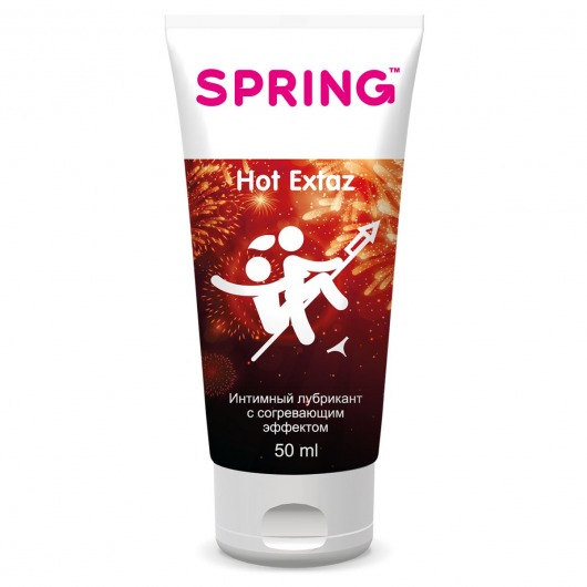 Согревающие интимный лубрикант Spring Hot Extaz - 50 мл. - SPRING - купить с доставкой в Пскове