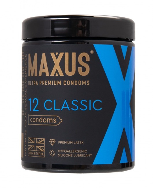 Классические презервативы MAXUS Classic - 12 шт. - Maxus - купить с доставкой в Пскове