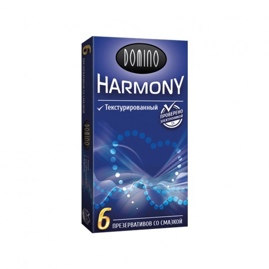 Текстурированные презервативы Domino Harmony - 6 шт. - Domino - купить с доставкой в Пскове