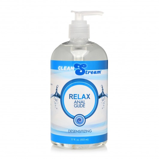 Анальный лубрикант на водной основе Relax Desensitizing Anal Lube - 503 мл. - XR Brands - купить с доставкой в Пскове