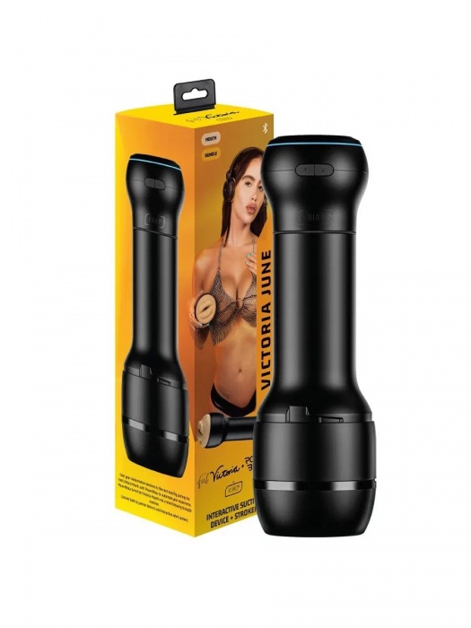 Мастурбатор-ротик с интерактивной насадкой PowerBlow   FeelVictoria Mouth - Kiiroo - в Пскове купить с доставкой