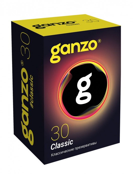 Классические презервативы с обильной смазкой Ganzo Classic - 30 шт. - Ganzo - купить с доставкой в Пскове