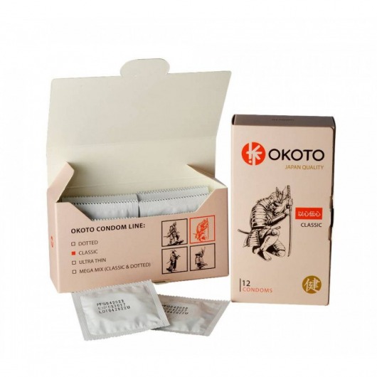 Презервативы OKOTO Classic - 12 шт. - Sitabella - купить с доставкой в Пскове