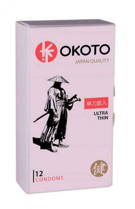 Тонкие презервативы OKOTO Ultra Thin - 12 шт. - Sitabella - купить с доставкой в Пскове