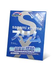 Презерватив Sagami Xtreme FEEL FIT 3D - 1 шт. - Sagami - купить с доставкой в Пскове