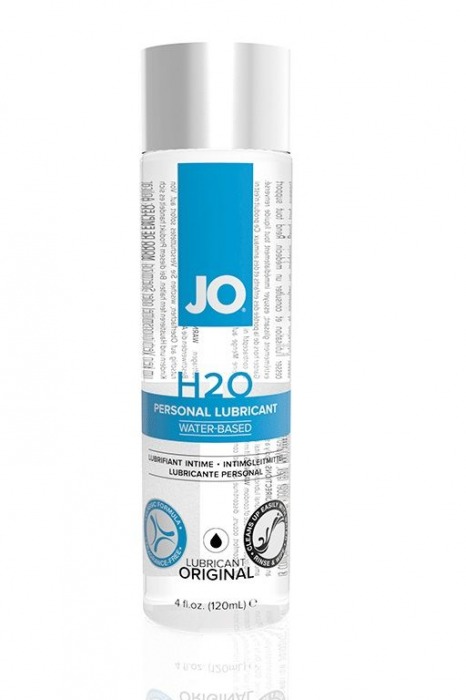 Нейтральный лубрикант на водной основе JO Personal Lubricant H2O - 120 мл. - System JO - купить с доставкой в Пскове