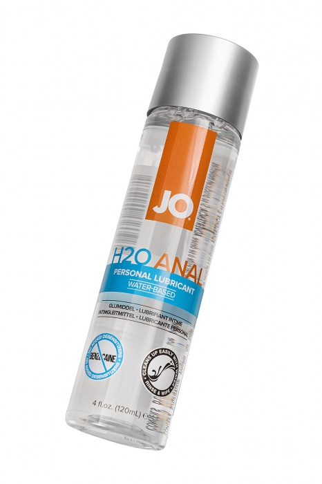 Анальный лубрикант на водной основе JO Anal H2O - 120 мл. - System JO - купить с доставкой в Пскове