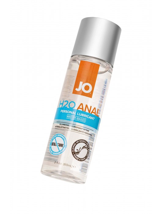 Анальный лубрикант на водной основе JO Anal H2O - 60 мл. - System JO - купить с доставкой в Пскове
