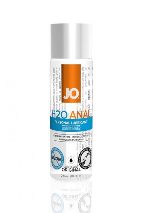Анальный лубрикант на водной основе JO Anal H2O - 60 мл. - System JO - купить с доставкой в Пскове