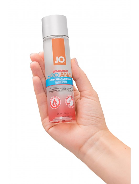 Анальный согревающий лубрикант на водной основе JO Anal H2O Warming - 120 мл. - System JO - купить с доставкой в Пскове
