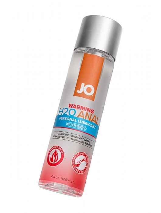 Анальный согревающий лубрикант на водной основе JO Anal H2O Warming - 120 мл. - System JO - купить с доставкой в Пскове