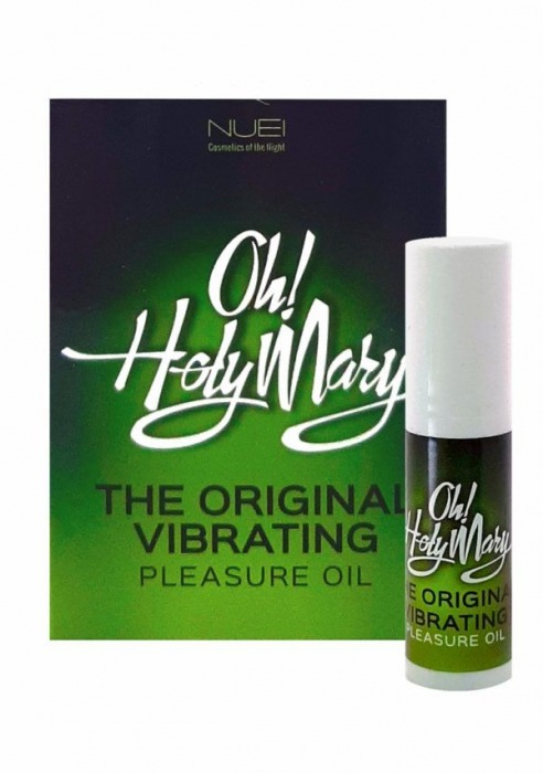 Масло унисекс с эффектом вибрации Oh! Holy Mary - 6 мл. - Nuei cosmetics - купить с доставкой в Пскове