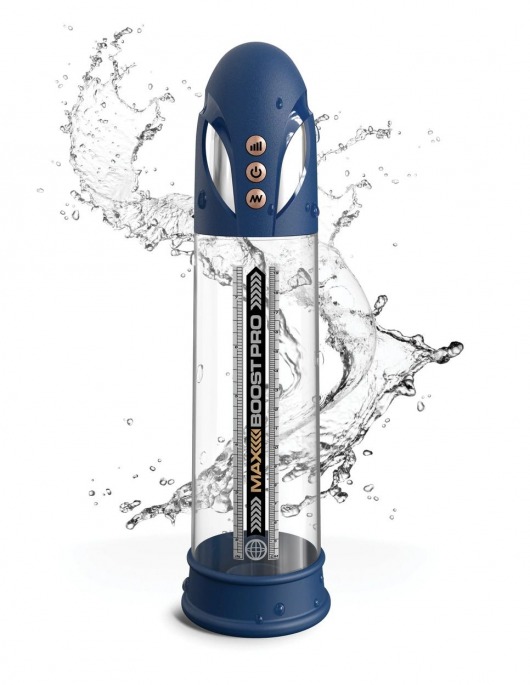 Синяя вакуумная автоматическая помпа Max Boost Pro Flow - Pipedream - в Пскове купить с доставкой