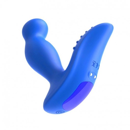 Синий вибромассажер простаты 3,5’’ P-spot Massager - 12,5 см. - Erokay - в Пскове купить с доставкой