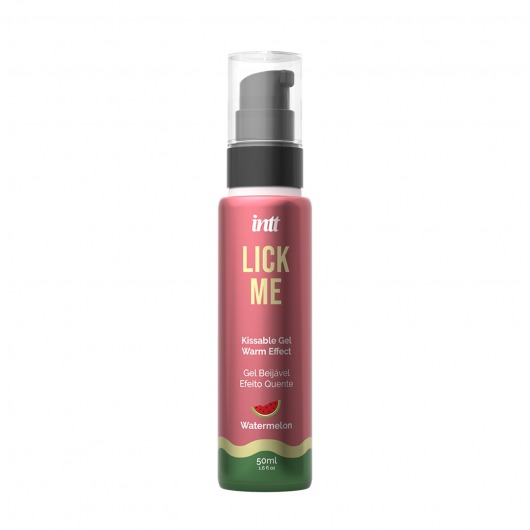 Гель Lick Me с согревающим эффектом и ароматом арбуза - 50 мл. - INTT - купить с доставкой в Пскове