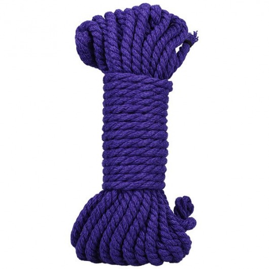 Фиолетовая верёвка для связывания и фиксации Bind Tie - 9,14 м. - Doc Johnson - купить с доставкой в Пскове