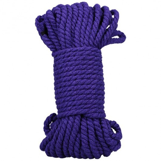 Фиолетовая верёвка для связывания и фиксации Bind Tie - 15,24 м. - Doc Johnson - купить с доставкой в Пскове