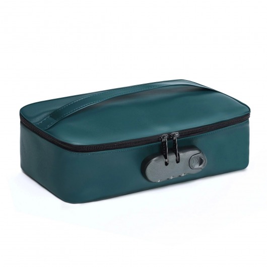 Зеленая сумочка для хранения игрушек Discreet Box - Dorcel - купить с доставкой в Пскове