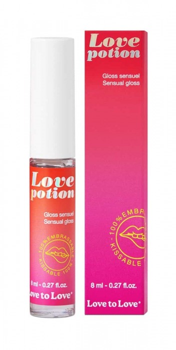 Возбуждающий блеск для губ Love Potion - 8 мл. - Love to Love - купить с доставкой в Пскове