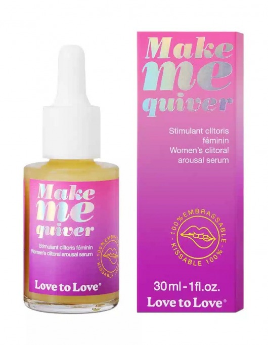 Возбуждающие капли для клитора Make Me Quiver - 30 мл. - Love to Love - купить с доставкой в Пскове