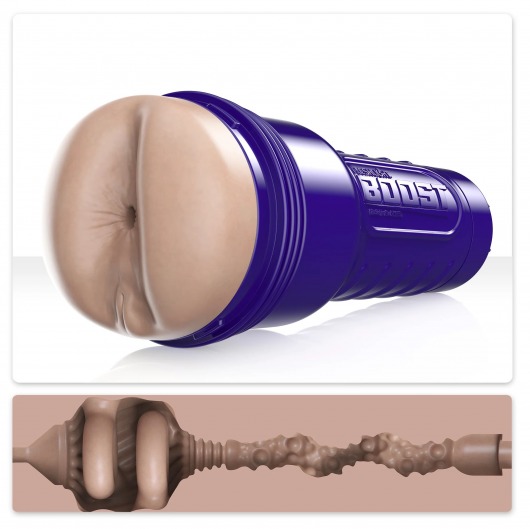 Телесный мастурбатор-анус Fleshlight Boost Blast Female - Fleshlight - в Пскове купить с доставкой