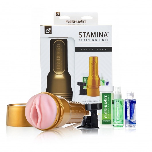Набор для мастурбации Fleshlight Stamina Training Unit - Fleshlight - в Пскове купить с доставкой Набор для мастурбации Fleshlight Stamina Training Unit - Fleshlight - в Пскове купить с доставкой