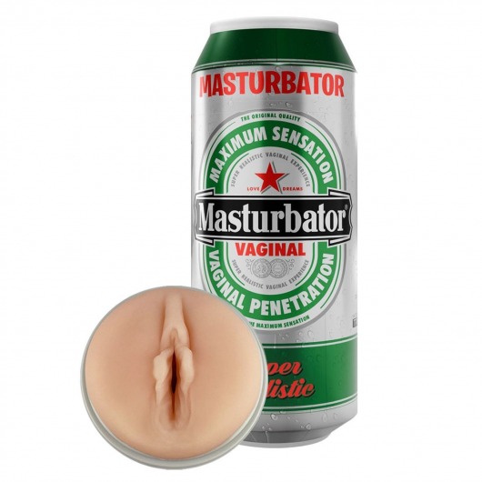 Мастурбатор-вагина Heineken Vagina II - Adrien Lastic - в Пскове купить с доставкой