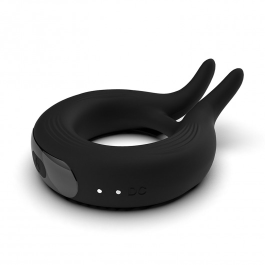 Черное эрекционное кольцо Marry Me Rechargeable Vibrating Cockring - Adrien Lastic - в Пскове купить с доставкой
