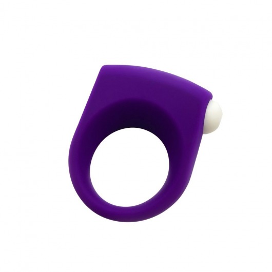 Фиолетовое эрекционное кольцо Puggle Vibrating Ring with Bullet - Adrien Lastic - в Пскове купить с доставкой