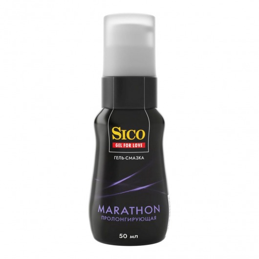 Пролонгирующая гель-смазка Sico Marathon - 50 мл. - Sico - купить с доставкой в Пскове