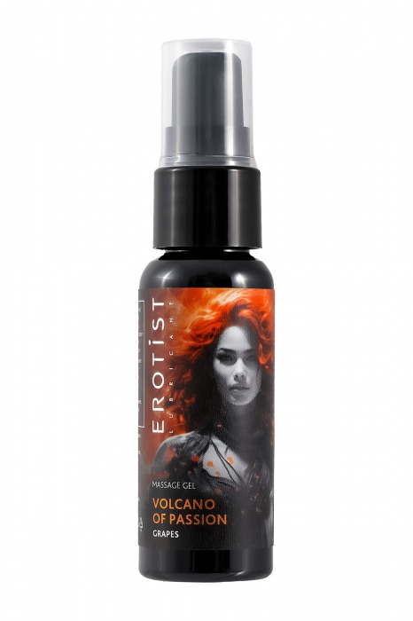 Гель с эффектом вибрации Volcano Of Passion со вкусом винограда - 25 мл. - Erotist Lubricants - купить с доставкой в Пскове