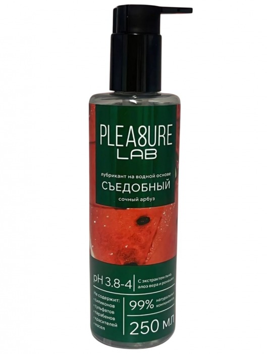 Лубрикант на водной основе Pleasure Lab с ароматом арбуза - 250 мл. - Pleasure Lab - купить с доставкой в Пскове