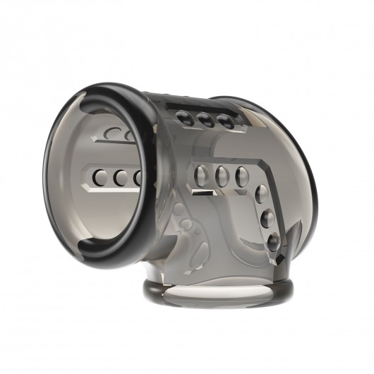 Дымчатая насадка на пенис и мошонку - Baile - в Пскове купить с доставкой