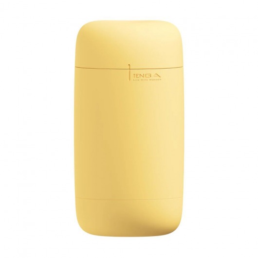 Желтый мастурбатор Tenga Puffy - Tenga - в Пскове купить с доставкой