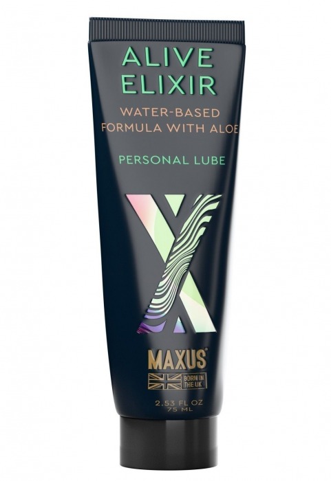 Интимный гель на водной основе MAXUS Alive Elixir - 75 мл. - Maxus - купить с доставкой в Пскове