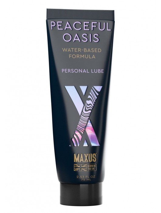 Интимный гель на водной основе MAXUS Peaceful Oasis - 75 мл. - Maxus - купить с доставкой в Пскове