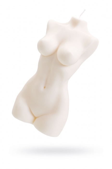Белая интерьерная свеча в форме женского торса - 850 гр. - Pecado - купить с доставкой в Пскове