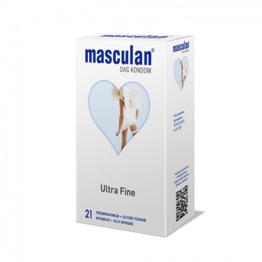Особо тонкие презервативы Masculan Ultra Fine - 21 шт. - Masculan - купить с доставкой в Пскове