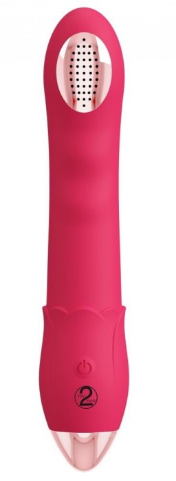 Малиновая насадка на душ с вибрацией Showers to orgasm - 20,1 см. - Orion - купить с доставкой в Пскове