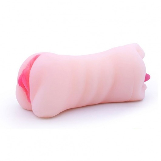 Телесный двусторонний мастурбатор - вагина и ротик - Boys of Toys - в Пскове купить с доставкой