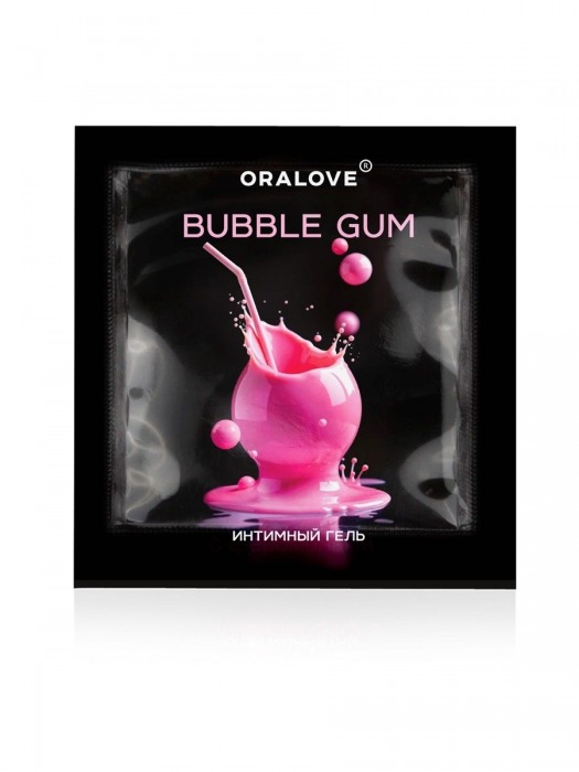 Саше съедобной оральной смазки OraLove с ароматом бабл-гам - 3 гр. - Биоритм - купить с доставкой в Пскове