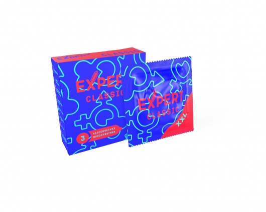 Презервативы увеличенного размера Expert Classic XXL - 3 шт. - Expert - купить с доставкой в Пскове